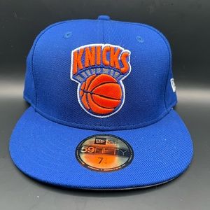 New York Knicks New Era 59Fifty Hardwood Classics Mens Blue Fitted Cap 7 1/4